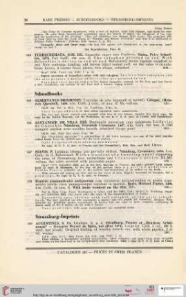 Strassburg-Imprints (Nr. 169-178)
