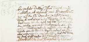 Brief an Hans Bodmer vom Hottinger Lesezirkel