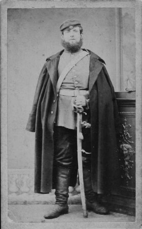 Militärangehöriger : Militärangehöriger. Fotografie (Carte-de-visite)
