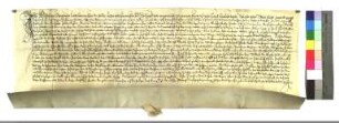 Der D.O. zu Marburg belehnt den Philipp Buschler zu Marburg mit Gärten, Äckern u. Wiesen von dem Barfüßer Thor, welche vorher der Metzger Alexande...