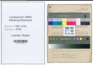 Entnazifizierung Robert Loercks , geb. 21.09.1912 (Landwirt)
