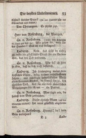 Herr von Rosenberg, die Vorigen.