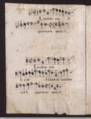 Ludwig Daser : Laudate coeli