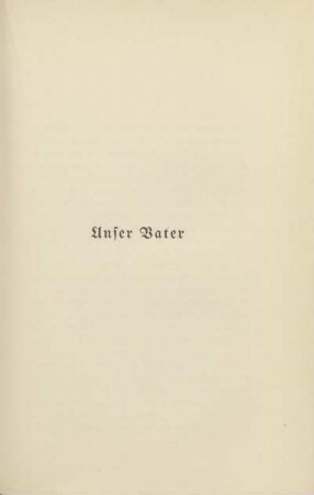 Unser Vater
