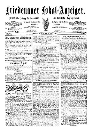 Nr. 74, 28.03.1900