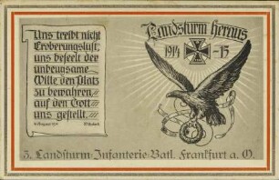 Landsturm heraus 1914-15