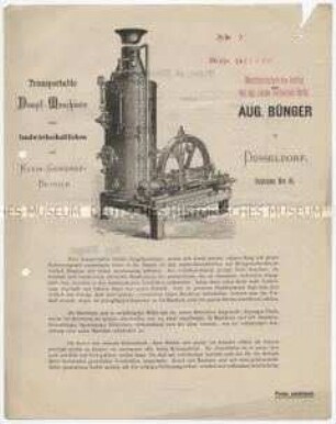 Transportable Dampf-Maschinen zum landwirtschaftlichen und Klein-Gewerbe-Betrieb