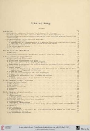 Einteilung