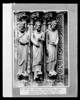 Nordportal, Figuren des linken Gewändes