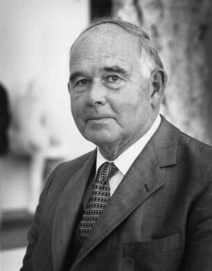 Peter Ludwig (1925-1996; deutscher Industrieller und Kunst-Mäzen; german industrialist and art patron). 1986
