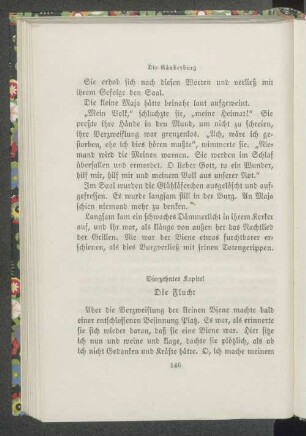 Vierzehntes Kapitel. Die Flucht