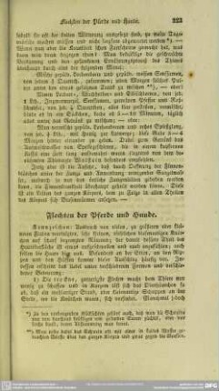 Flechten der Pferde und Hunde