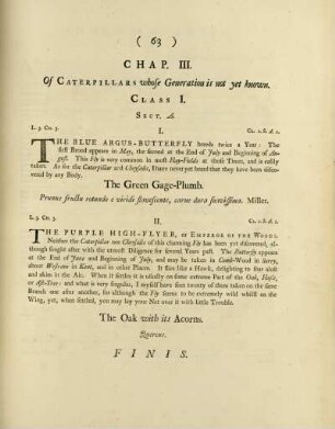 Chap. III. Of Caterpillars whose Generation is not yet know