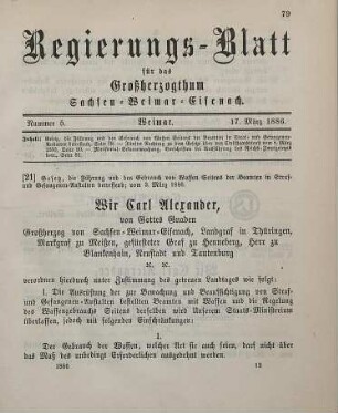 21. Gesetz, die Führung und den Gebrauch von Waffen Seitens der Beamten in Straf- und Gefangenen-Anstalten betreffend