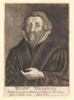 Wolff Waldman, Rotgerber und des Kleinern Rats; gest. 1553