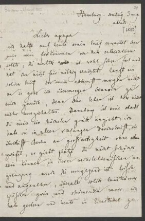 Brief an Dorothea Grimm : 03.08.1850
