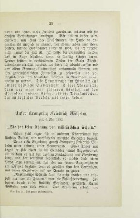 Unser Kronprinz Friedrich Wilhelm