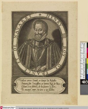 HENRY IIII ROY DE FRANCE ET DE NAVARRE [Heinrich IV, König von Frankreich]