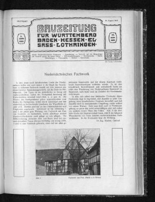 1913, 33: Zehnter Jahrgang. No. 33.