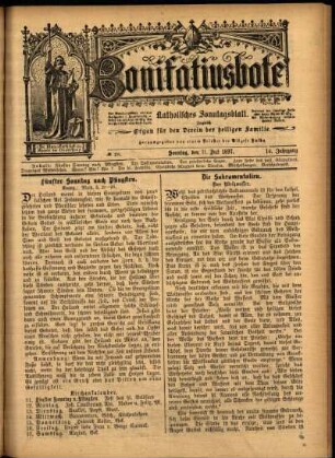 Ausgabe vom Sonntag, den 11. Juli 1897.