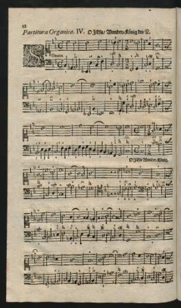 Partitura Organica. IV. O Jesu, Wunder-König du, [et]c.