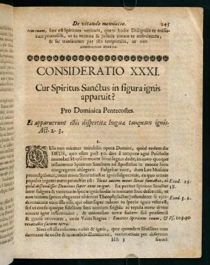 245-253, Consideratio XXXI.