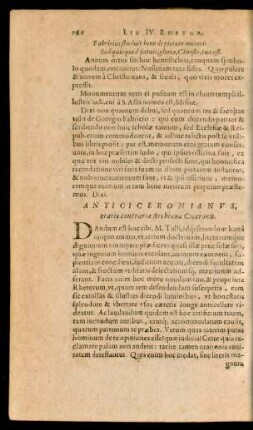 Anticiceronianus, oratio contraria Archianae Ciceronis.