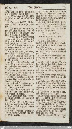 Der 103. Psalm. GOttes Güte soll man preisen