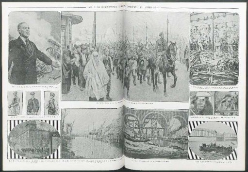 Los acontecimientos europeos durante el armisticio [Dibujos y fotografías]