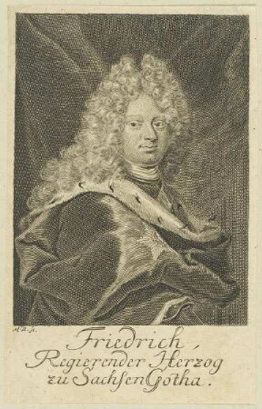 Bildnis des Friedrich, Regierender Herzog zu SachsenGotha