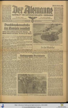 27./28.01.1945 (Samstag/Sonntag-Ausgabe)
