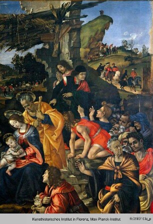 Anbetung der Könige - Pala di San Donato a Scopeto