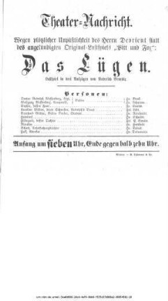 Das Lügen