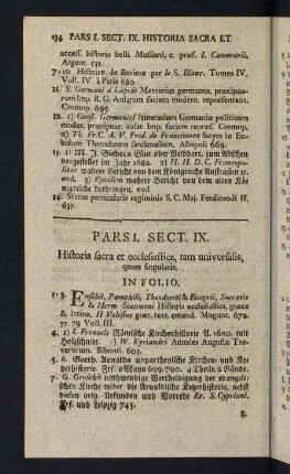 134-156, Pars I. Sect. IX. - Pars I. Sect. XI.