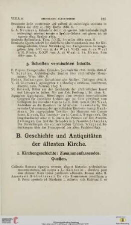 Geschichte und Antiquitäten der ältesten Kirche