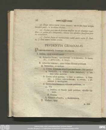 Prudentia Criminalis.