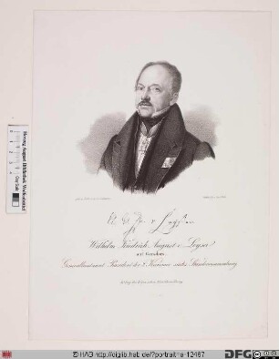 Bildnis August Wilhelm Friedrich von Leysser