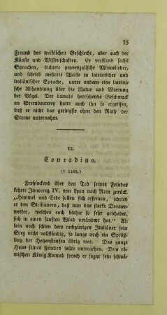 12. Conradino (†1268)