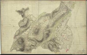 Landesaufnahme des Fürstbistums Osnabrück V Amt Iburg Bl. 17 e Kirchspiel: Borgloh Feldmarken: Borgloh, Bruchmark Ortschaften: Borgloh, Wellendorf, Ebbendorf, Uphöfen, Allendorf, Eppendorf Reinkarte Teil 5: Borgloh, Wellendorf, Allendorf Ausf.-Art: Farbige Zeichnung auf Karton, auf Leinen aufgezogen Herst.: Johann Wilhelm Du Plat Herst.: H.R. Brockmann (Direktion: Johann Wilhelm Du Plat) Format: ca. 70 x 110 cm Maßstab: 1 : 3 840