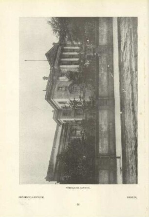 Präsidialgebäude. Nördliche Ansicht. Berlin