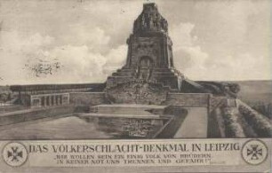 Das Völkerschlacht-Denkmal in Leipzig