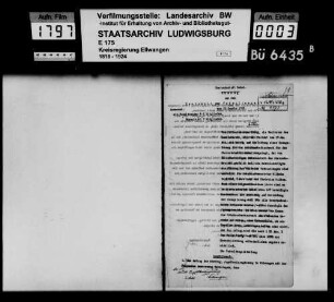 Schusterinnung für den Oberamtsbezirk Gmünd