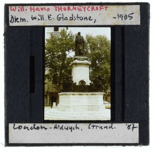 London, Denkmal des William Ewart Gladstone