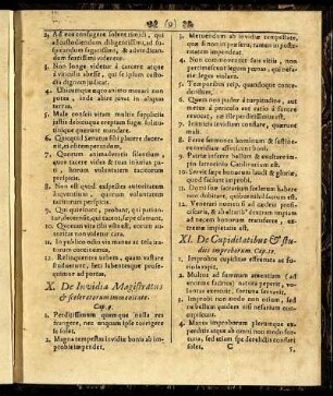 X. De Invidia Magistratus [...]