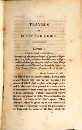 Travels in Egypt and Nubia, Syria and Asia Minor : during the years 1817 & 1818