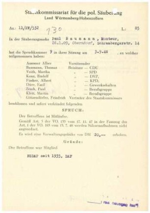 Baumann, Paul