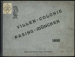 Villen-Colonie Pasing-München 1895 : August Exter