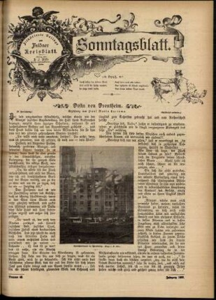 Ausgabe vom Sonntag, den 22. Oktober 1899.