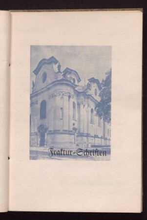 Fraktur-Schriften
