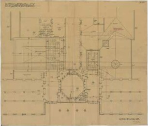 Fischer, Theodor; Wiesbaden; Museum - Bauteil C 3 (Grundriss)